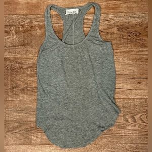 Line & Dot Rib Knit Tank Top Size XS